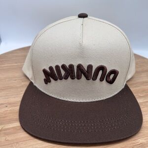 New Dunkin Donuts Hat Upside Down Logo